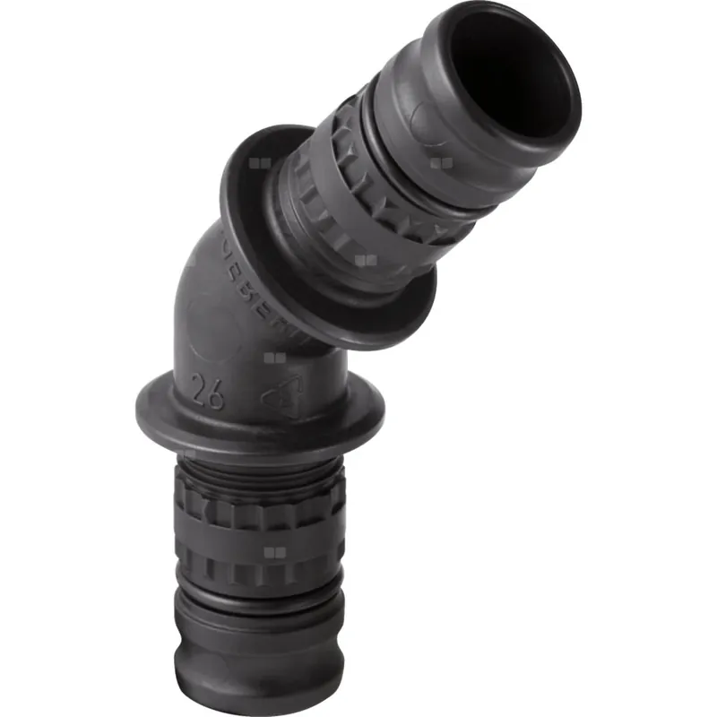 Kolano 45‘ GEBERIT Mepla, PVDF / PVDF, 32 mm, DN 25 x 32 mm x DN 25 (końcówka wciskowa x końcówka wciskowa), (głębokość 18 mm) z uszczelką Hit cenowy