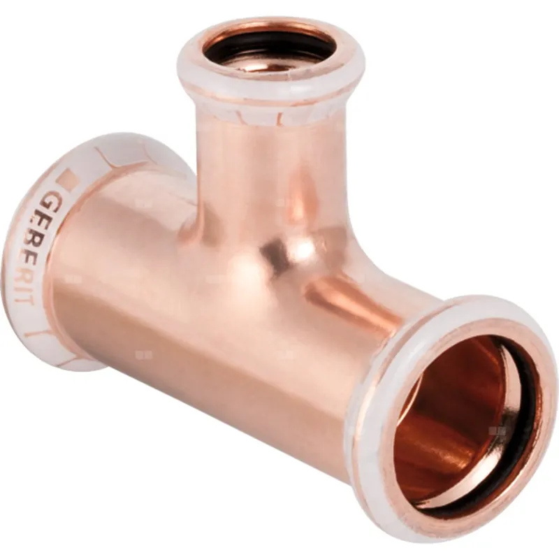 Zniżka Trójnik GEBERIT Mapress Kupfer redukcja miedź 18 mm x 18 mm x 15 mm MZ