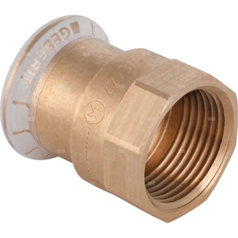Zniżka Złączka przejściowa GEBERIT Mapress Kupfer, miedź, 1/2‘‘ x 12 mm (GW x mufa zaprasowywana), (głębokość 2.5 mm) z uszczelką