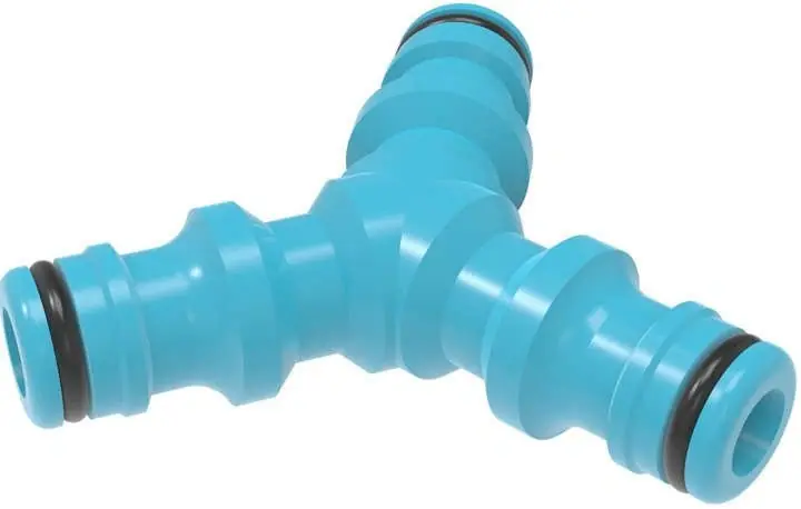 Nowy Łącznik trójnik do łączenia węży ogrodowych 1/2" i 3/4" BASIC Cellfast 51-205