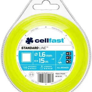Hit sprzedaży Żyłka tnąca do kosy kwadrat STANDARD LINE Cellfast 1,6 mm x 15 m 35-011