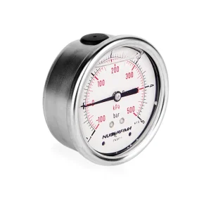 Popularny Manometr glicerynowy DN63 tylny Vacuometr 1/4” (-1-+5)bar VM63TL1/4(-1-+5) - Nuova Fima