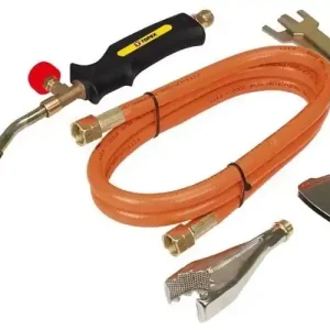 Bestseller Zestaw do lutowania o mocy 2 kW, 3 palniki, 140 g/min + wąż 1.5 m Topex 44E111