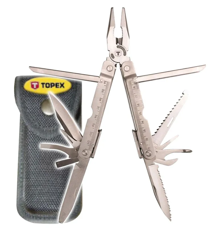 Dostępne od ręki Narzędzie wielofunkcyjne multitool 13 funkcji Topex 98Z053