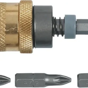 Uchwyt do końcówek wkrętakowych 1/4" o długości 65 mm 5 sztuk Topex 39D340 Wyprzedaż