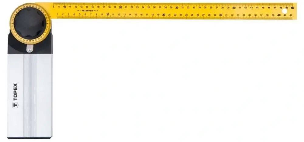 Bezpieczna płatność Kątomierz nastawny o wymiarach 500 x 240 mm Topex 30C345
