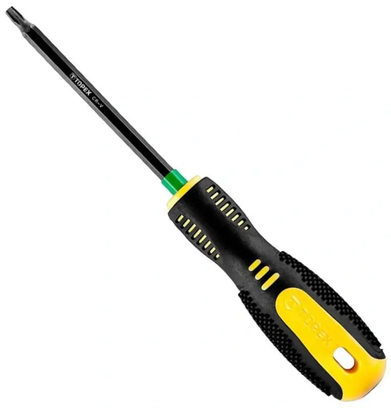 Zniżka Wkrętak Torx z magnetyczną końcówką ze stali CrV o rozmiarze T25 x 100 mm Topex 39D845
