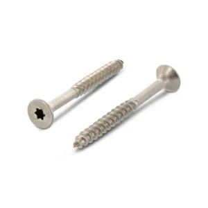 Niska cena Wkręty do drewna z wzmocnionym łbem stożkowym, niskim, gniazdo na torx Art. 9047 A2 10,0X150/80 TX40