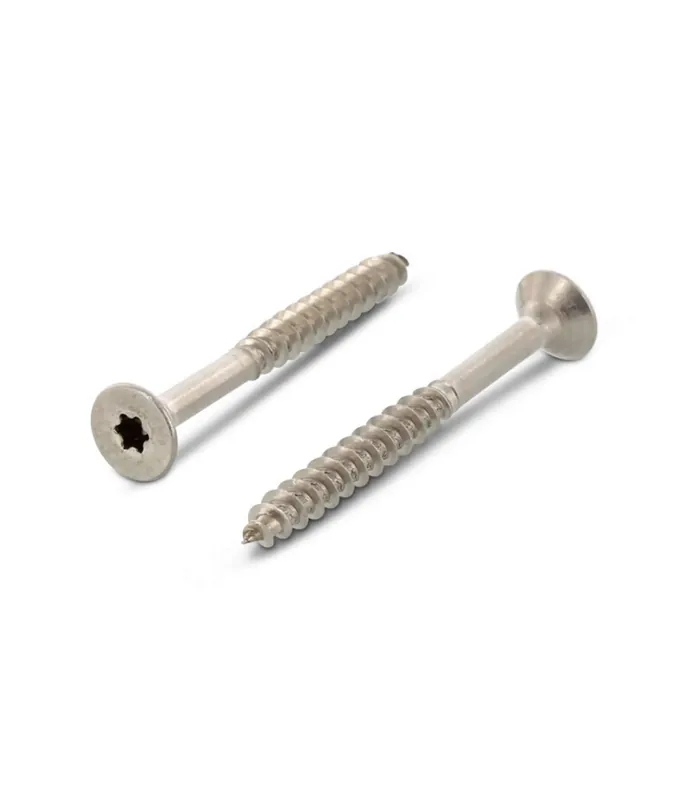 Zniżka Wkręty do drewna z wzmocnionym łbem stożkowym, niskim, gniazdo na torx Art. 9047 A4 8,0X150/80 TX40