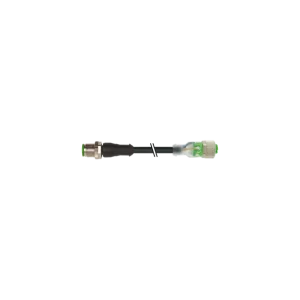 Bestseller M12 męski 0° / M12 żeński 0° LED 7000-40042-6350100