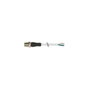 Bestseller M12 damski 0° kod A. z kabel 7000-12041-2351200