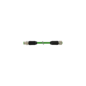 Bestseller M12 męski 0° / M12 żeński, 0°, ekranowany, Ethernet 7000-44571-7930100