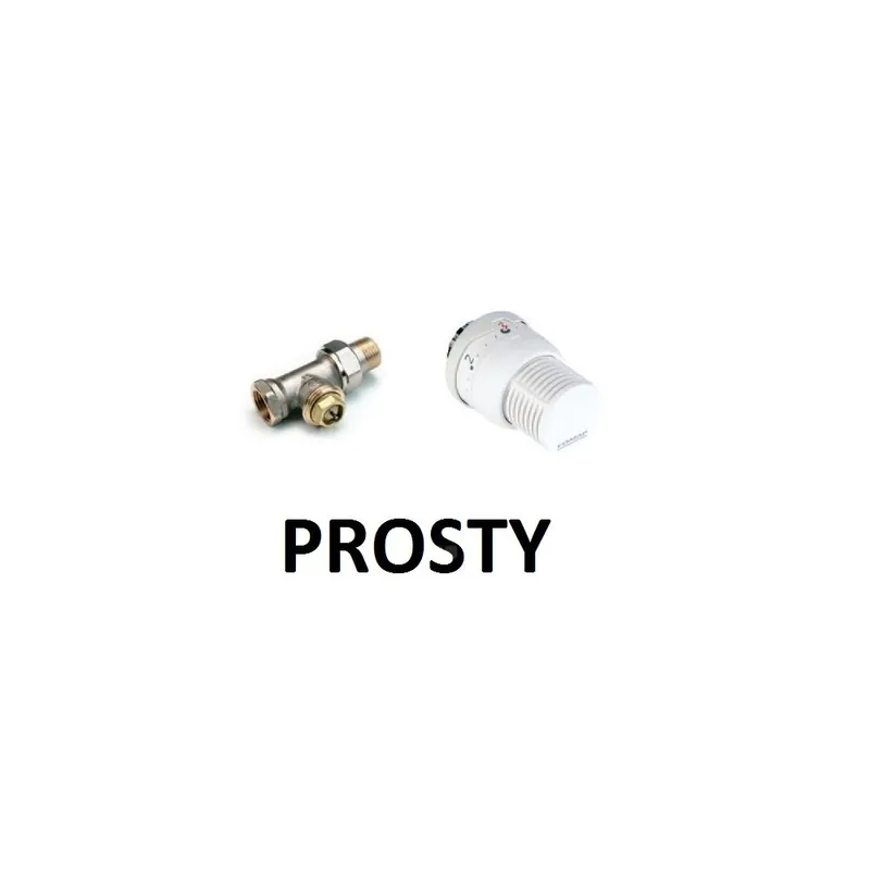 Zniżka Zestaw przyłączeniowy grzejnikowy dwururowy COMAP 1/2‘‘ x 1/2‘‘, zawór prosty przystosowany termostatycznie