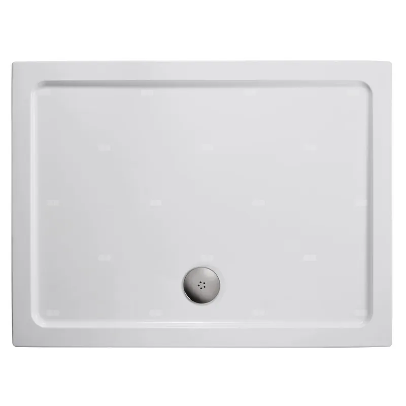 Brodzik prostokątny 910x770x40 mm, z korkiem - SIMPLICITY Oferta limitowana