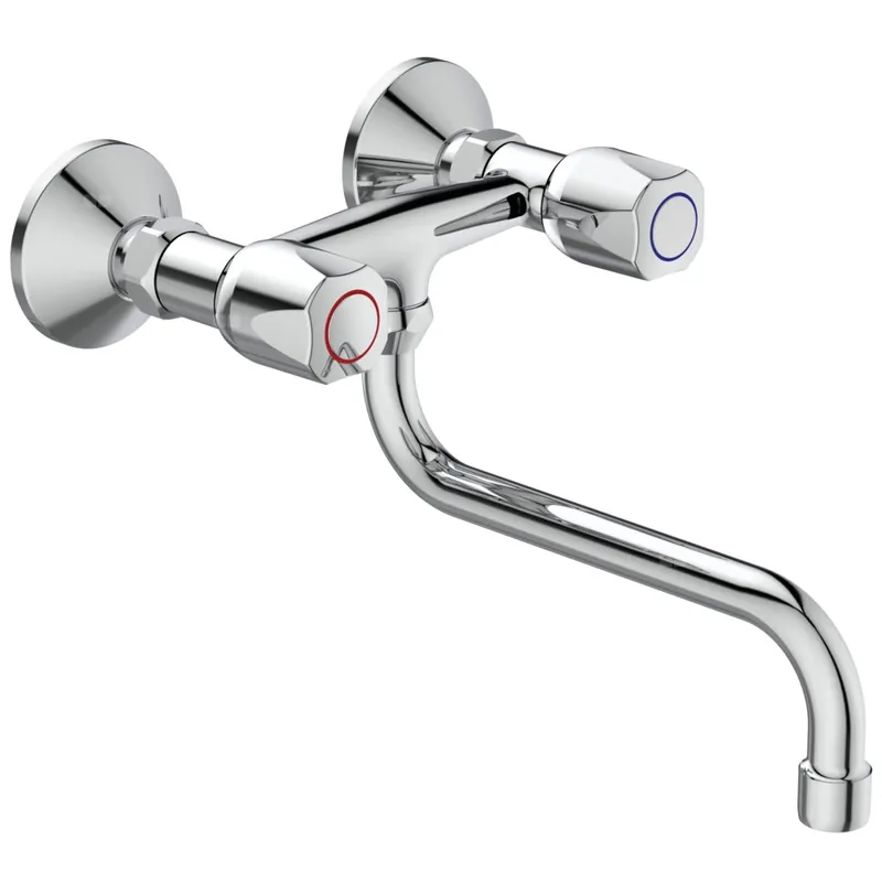 Bateria kuchenna z podwójną regulacją 275x183 mm, wylewka 258 mm 12 l/min (3 bary) - ISKAR Ostatnia szansa