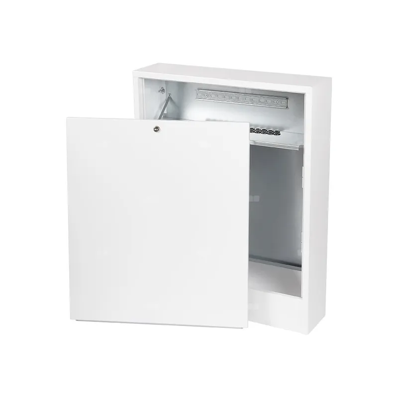 Szafka rozdzielcza natynkowa QIK SN-10/7 pod listwę sterującą (10 obwodów c.o./7 obwodów z układem mieszającym) Oferta limitowana