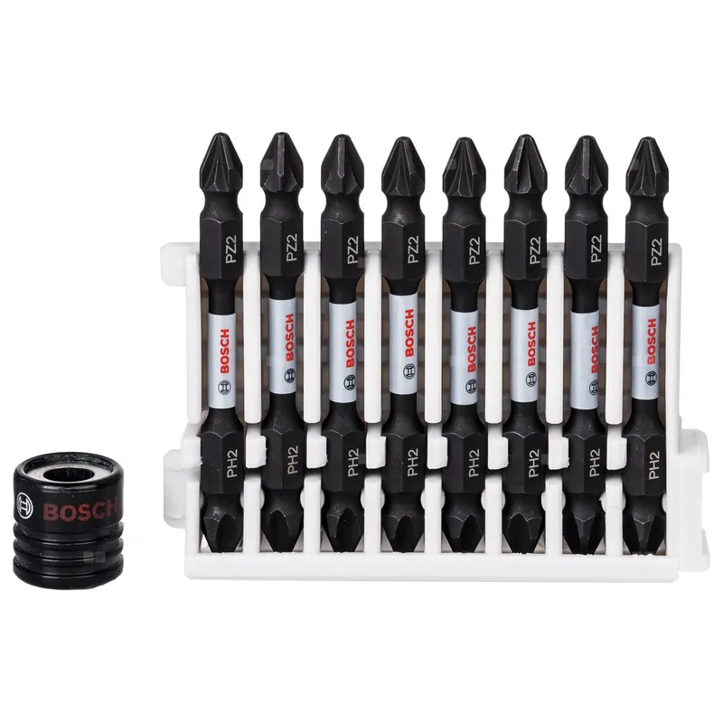 9-częściowy zestaw końcówek wkręcających Impact Control PH2 / PZ2 Zniżka