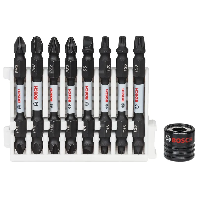 9-częściowy zestaw końcówek wkręcających Impact Control PH1 / PH2 / PH3 / PZ2 / PZ3 / SL1x5,5 / T15 / T20 / T25 / T30 Bezpieczna płatność
