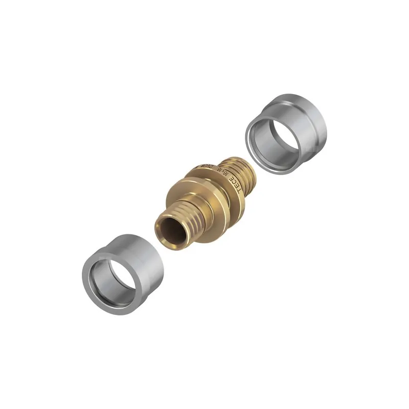 TECEfloor - SLQ Złączka prosta do rury PE-RT, z tulejami zaciskowymi 25 x 25 mm Kup online