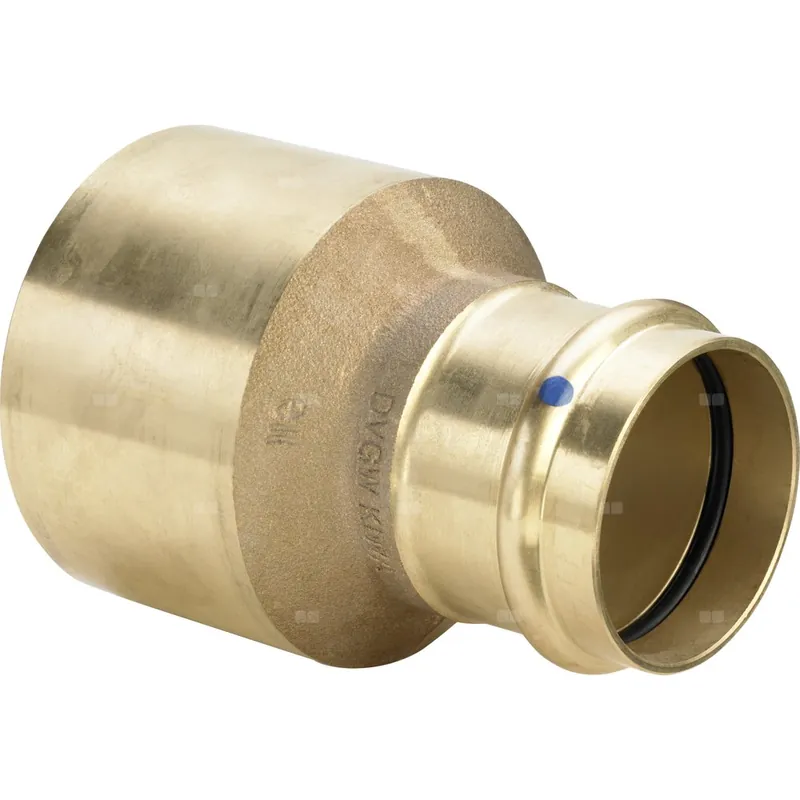 Zniżka Złącze VIEGA 22151LF redukcja, brąz / brąz, 108 mm x 76,1 mm (kw x mz)