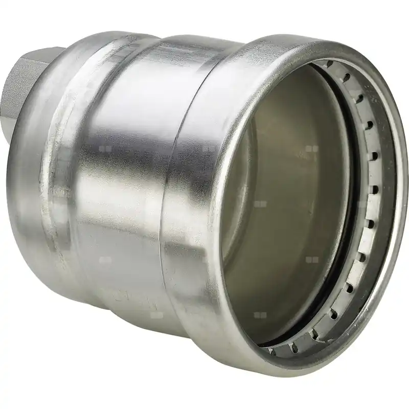 Zaślepka stal szlachetna VIEGA 2356LF 3/4‘‘ fi 64 mm mz, z odpowietrznikiem Darmowy zwrot