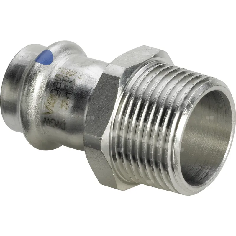Złącze przejściowe VIEGA 2311LF, stal nierdzewna / stal nierdzewna, 1/2‘‘ x 22 mm (gz x mz) Cena promocyjna